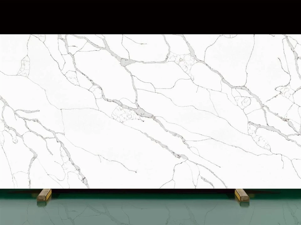Bold Vein Calacatta Quartz Factory