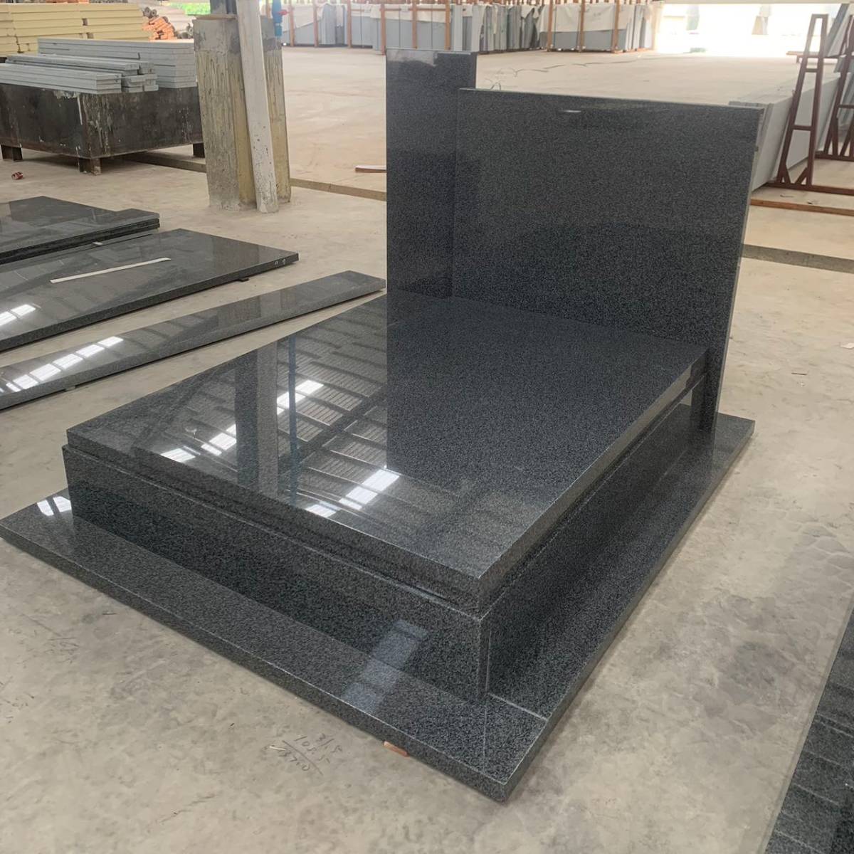 Cambodia G654 Granite Tombstone _ Poland Style Factory Cambodia G654 Granite Tombstone _ Poland Style Factory